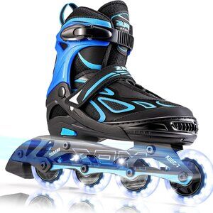 Adjustable Flashing Inline Skates